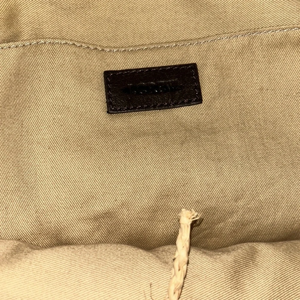 J. Crew Iridescent Beaded Straw Tote Bag